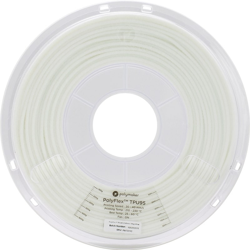 PolyFlex TPU95 Weiß - 2.85mm - 750 g (2)