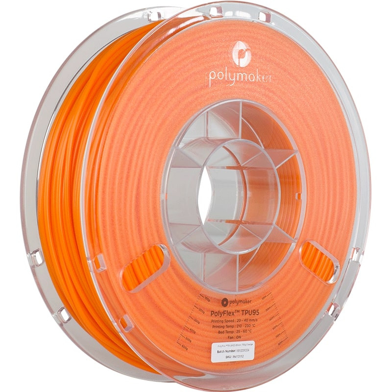 PolyFlex TPU95 Orange - 2.85mm - 750 g