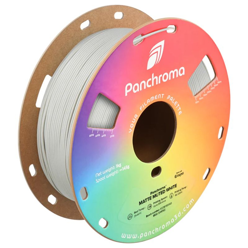 Panchroma™ PLA Matte Muted White - 1.75mm - 1kg