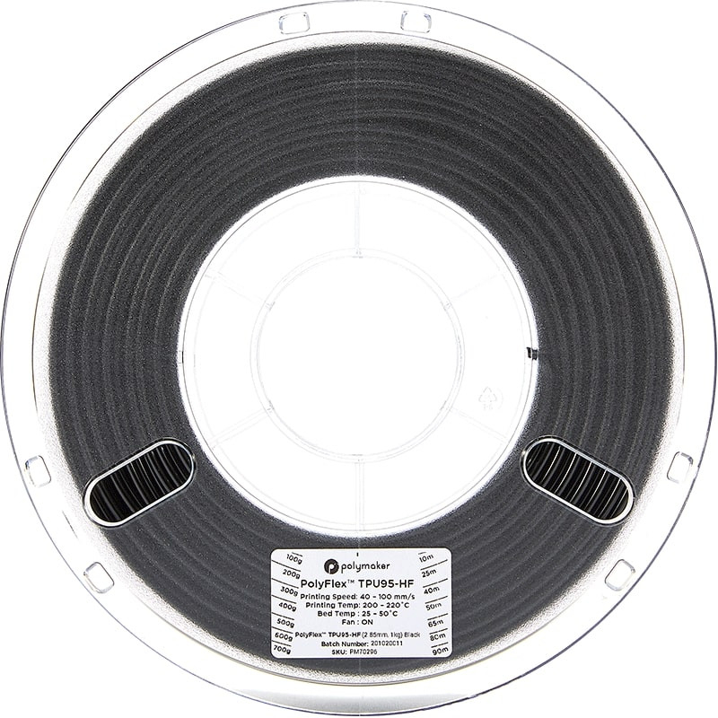 PolyFlex TPU95-HF Schwarz - 2.85mm - 750 g (2)