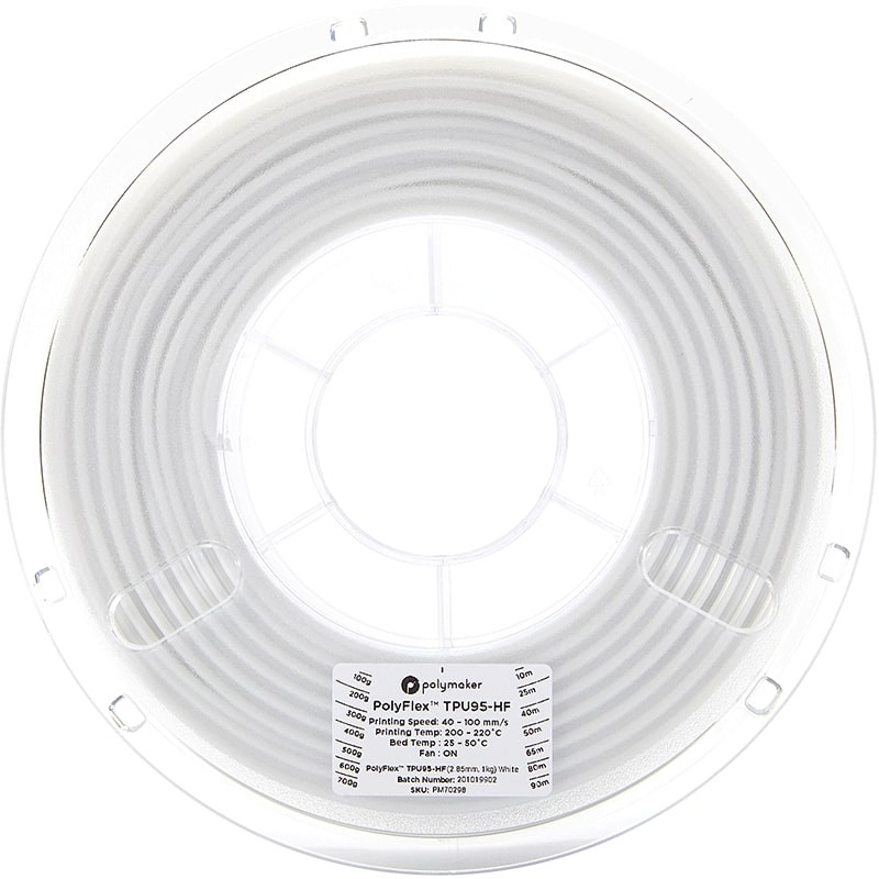 PolyFlex TPU95-HF Weiß - 2.85mm - 750 g (2)