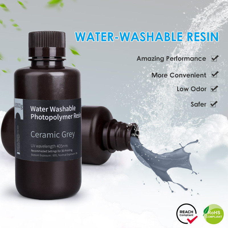 Graues wasserabweisendes Harz Elegoo - 1000 ml (4)