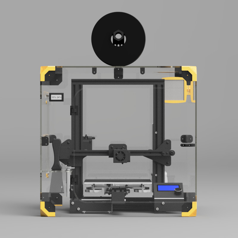 Geräuschdämpfende und filternde Haube Ender-3 Serie (2)