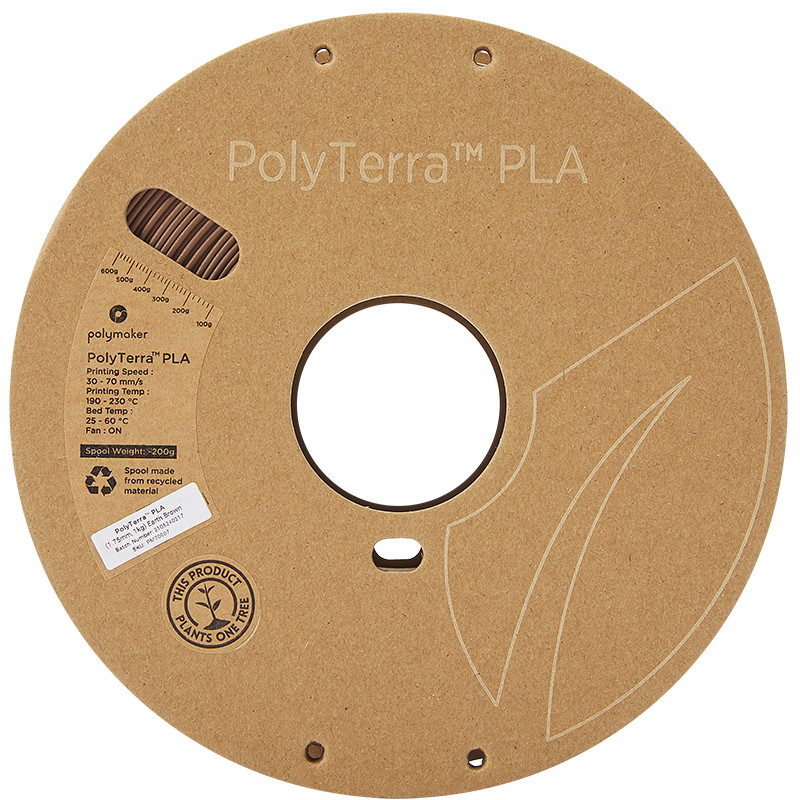 PolyTerra PLA Erdbraun (Earth Brown) - 1.75mm - 1 kg