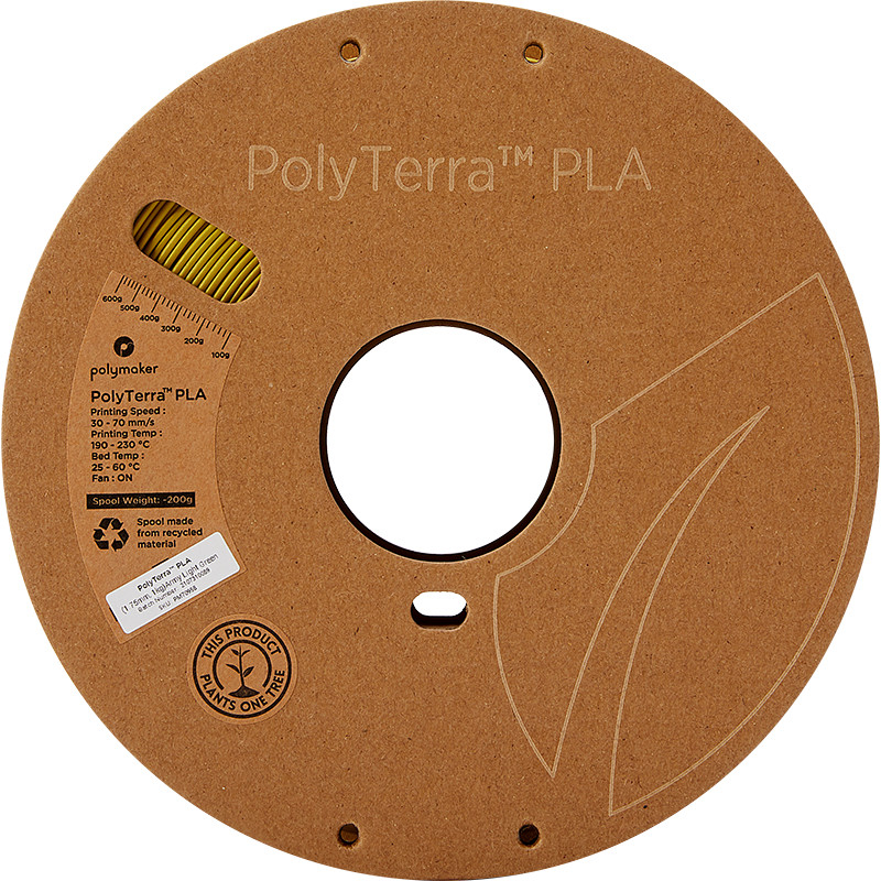 PolyTerra PLA Armeegrün (Army Ligh Green) - 1.75mm - 1 kg