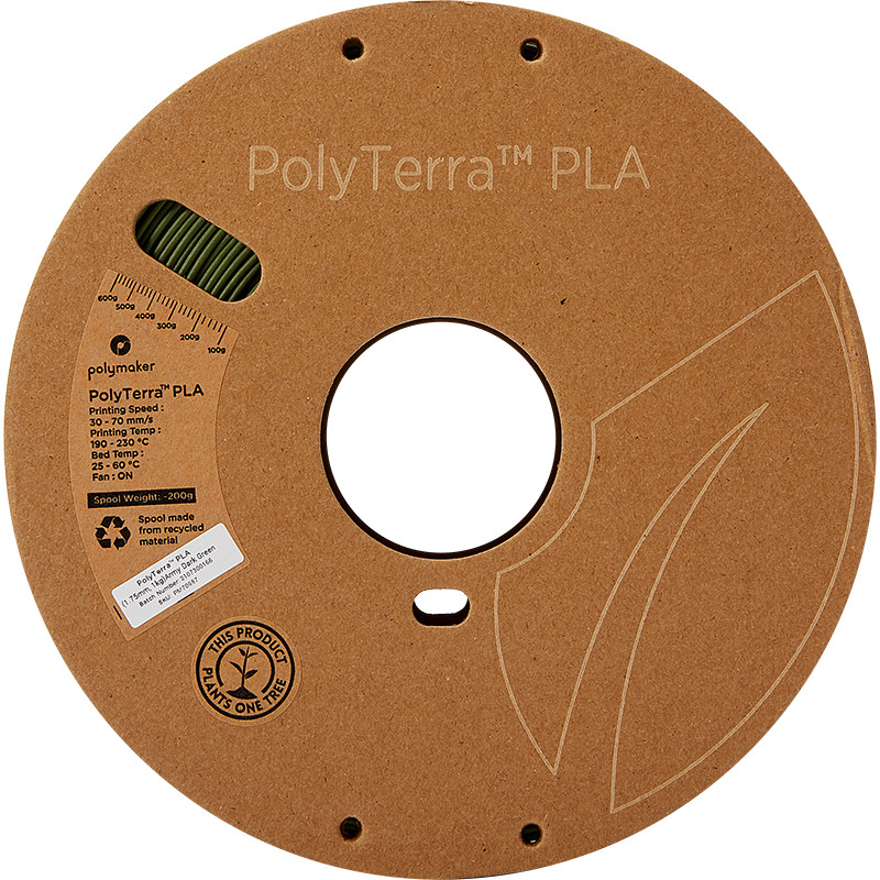 PolyTerra PLA Army dark green (Army dunkelgrün) - 1.75mm - 1 kg