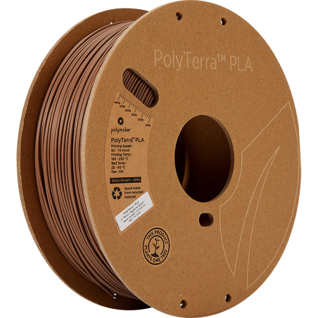 PolyTerra PLA Armeebraun (Army Brown) - 1.75mm - 1 kg