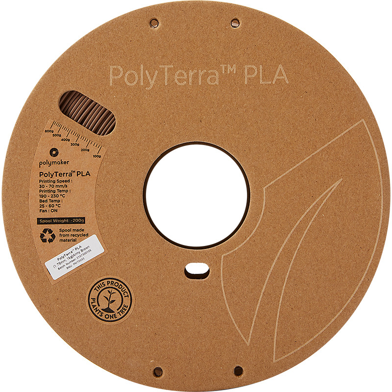 PolyTerra PLA Armeebraun (Army Brown) - 1.75mm - 1 kg