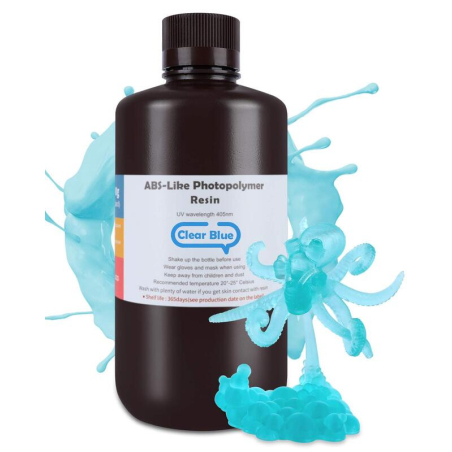 Harz ABS-like Transluzentes Blau Elegoo - 1000 ml