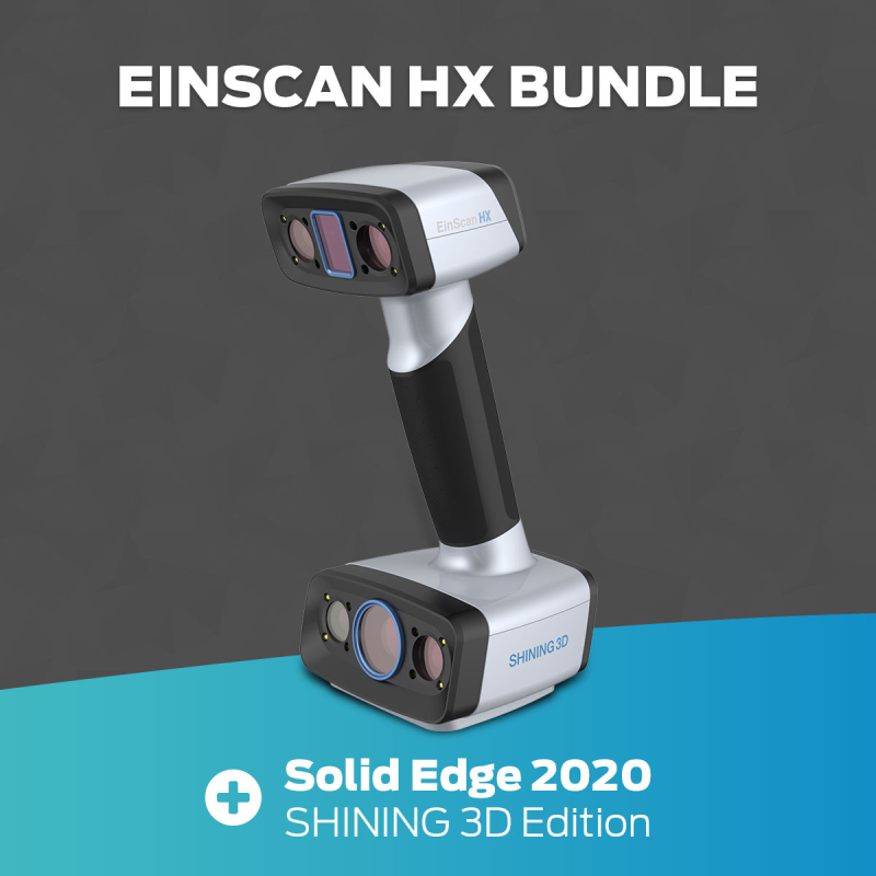 Einscan HX mit Solid Edge 2020 Shining 3D Edition