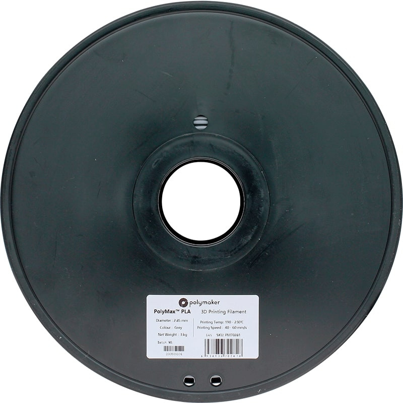 PolyMax Tough PLA Grau - 2.85mm - 3 kg - Vorderseite