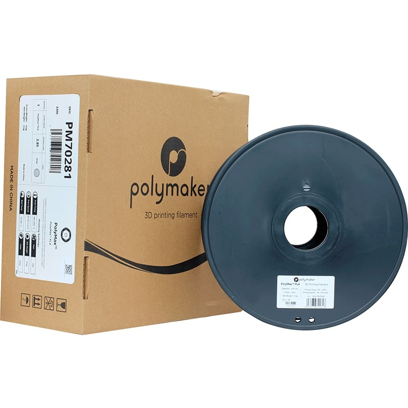 PolyMax Tough PLA Grau - 2.85mm - 3 kg - Inhalt