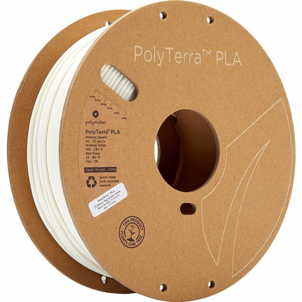 PolyTerra PLA Weiße Baumwolle - 2.85mm - 1 kg