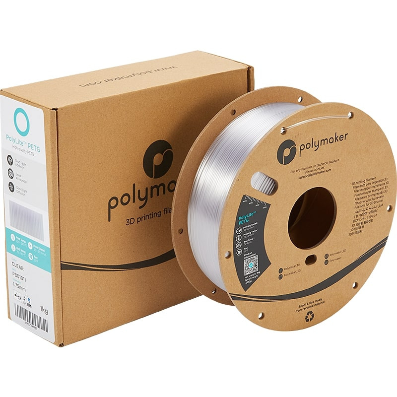 PolyLite-Verpackung PETG Transparent - 1.75mm - 1 kg