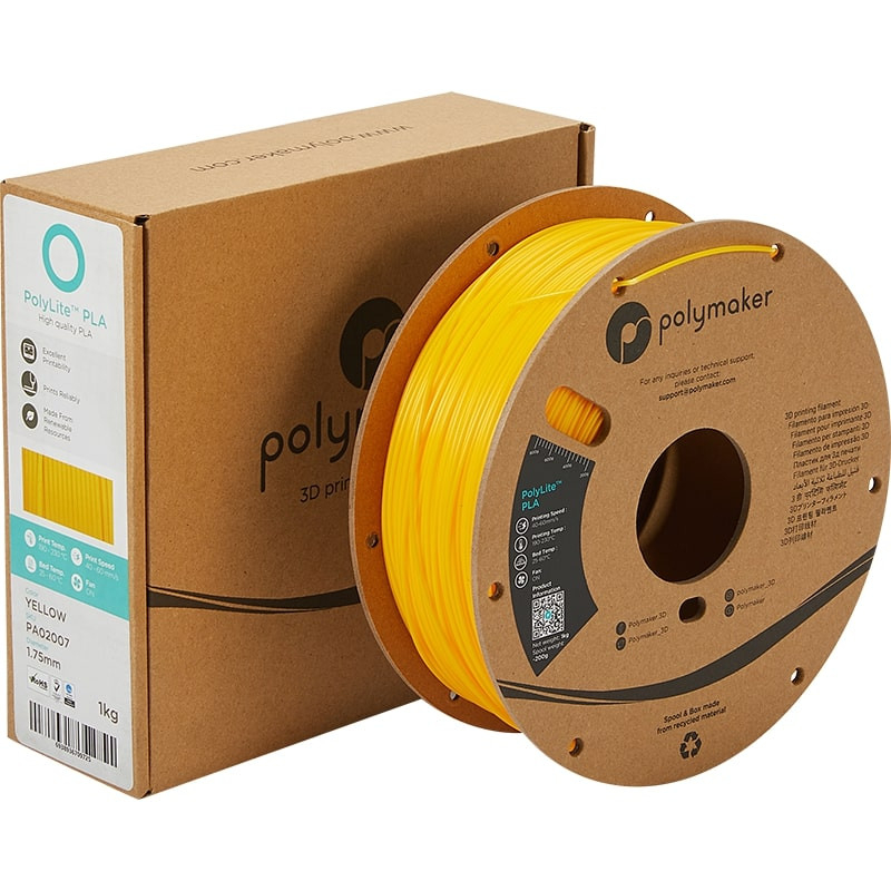 PolyLite-Packung PLA Gelb - 1.75mm - 1 kg