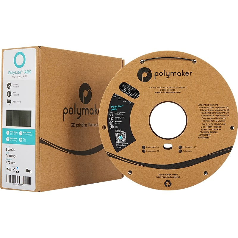 PolyLite-Packung ABS Schwarz - 2.85mm - 1 kg