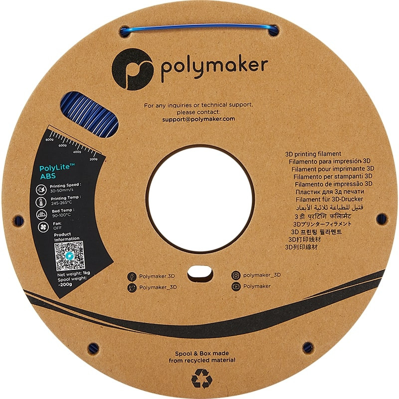 ABS PolyLite Blau - 1.75mm - 1 kg