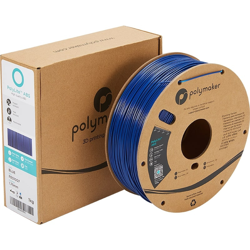 Polymaker PolyLite ABS Blau - 1.75mm - 1 kg