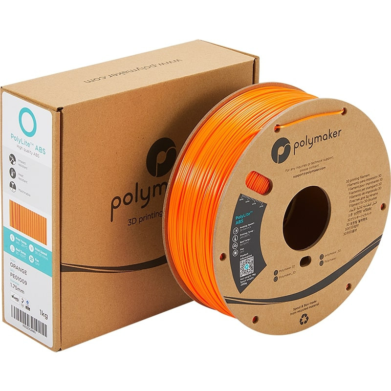 Verpackung PolyLite ABS Orange - 1.75mm - 1 kg