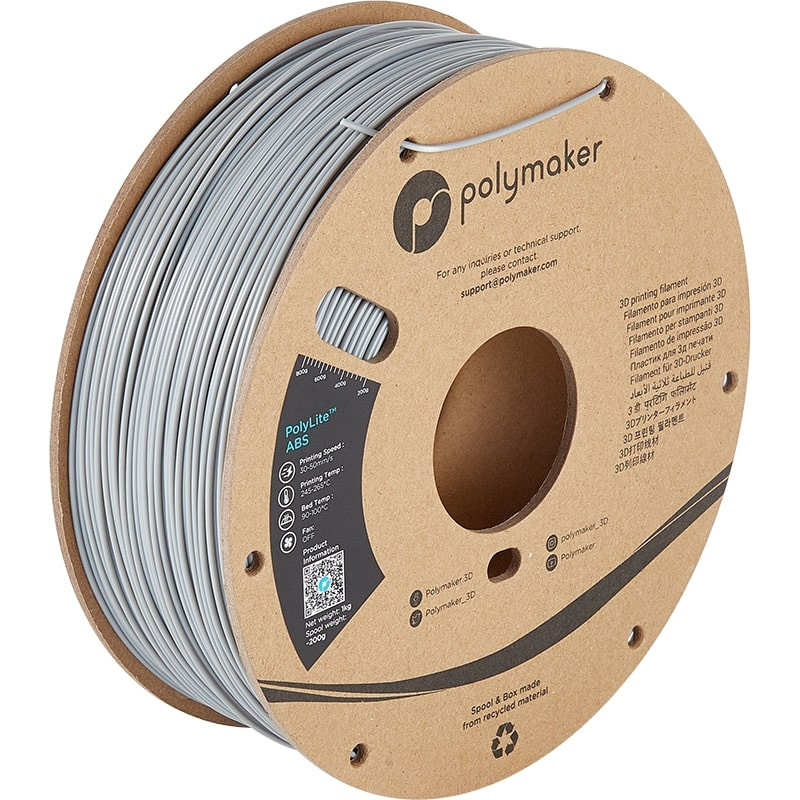 Filament ABS Grau Polymaker - 1.75mm - 1 kg