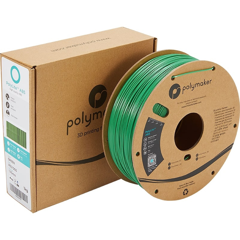 Verpackung PolyLite ABS Grün - 1.75mm - 1 kg