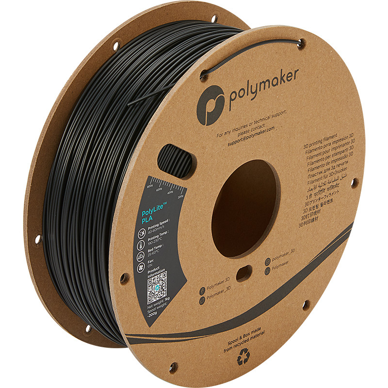 Polymaker PLA Schwarz - 2.85mm - 1 kg