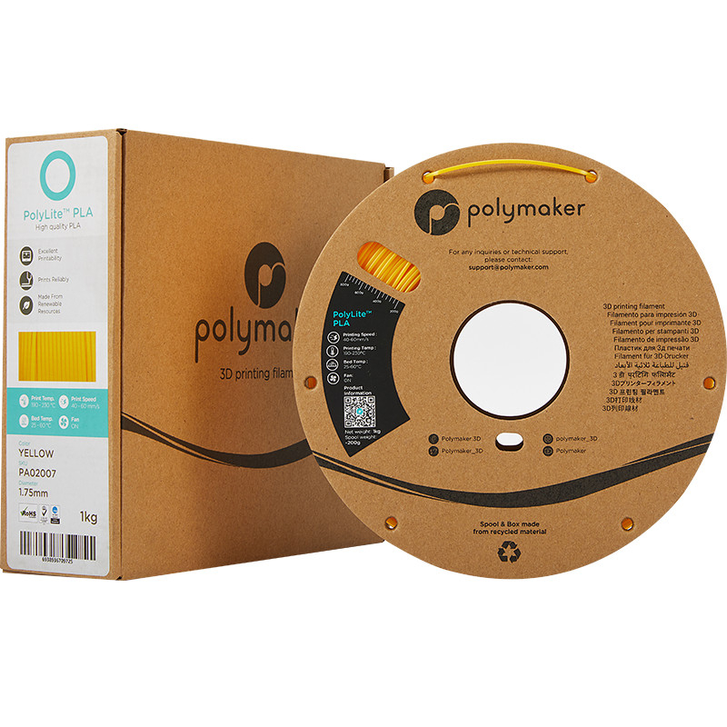 PolyLite-Packung PLA Gelb - 2.85mm - 1 kg