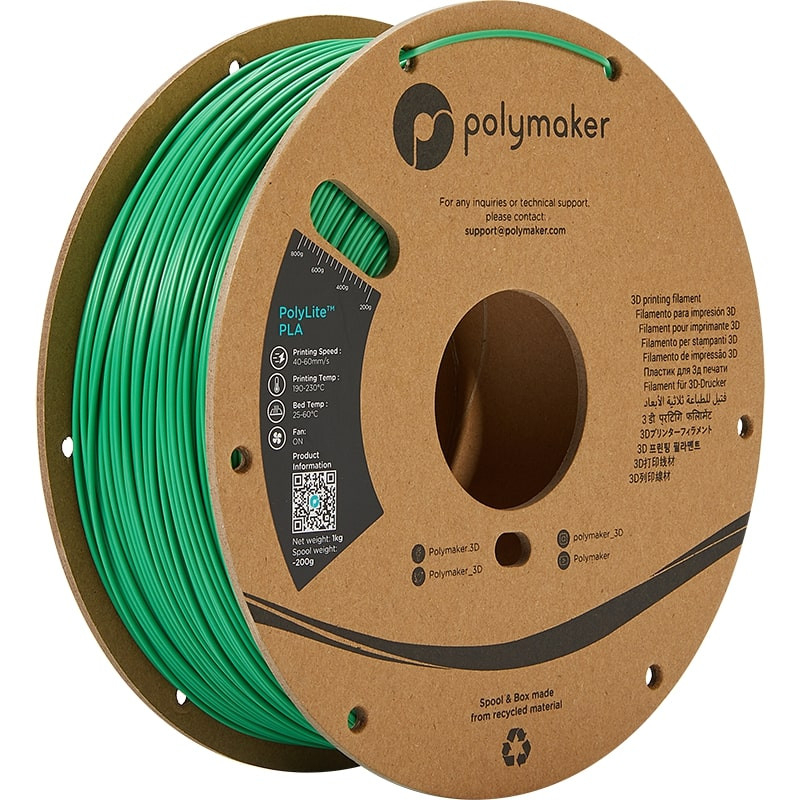 PolyLite PLA Grün - 2.85mm - 1 kg