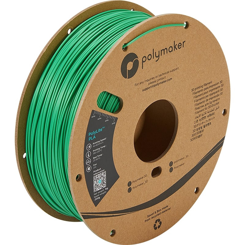 PolyLite PLA Grün Polymaker - 2.85mm - 1 kg