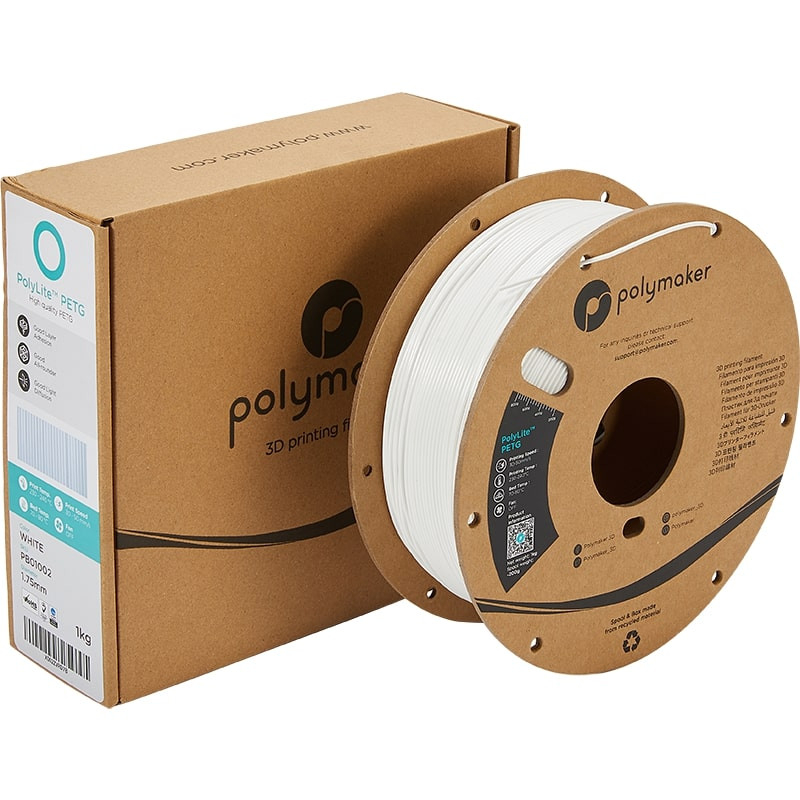 Verpackung PolyLite PETG Weiß - 1.75mm - 1 kg