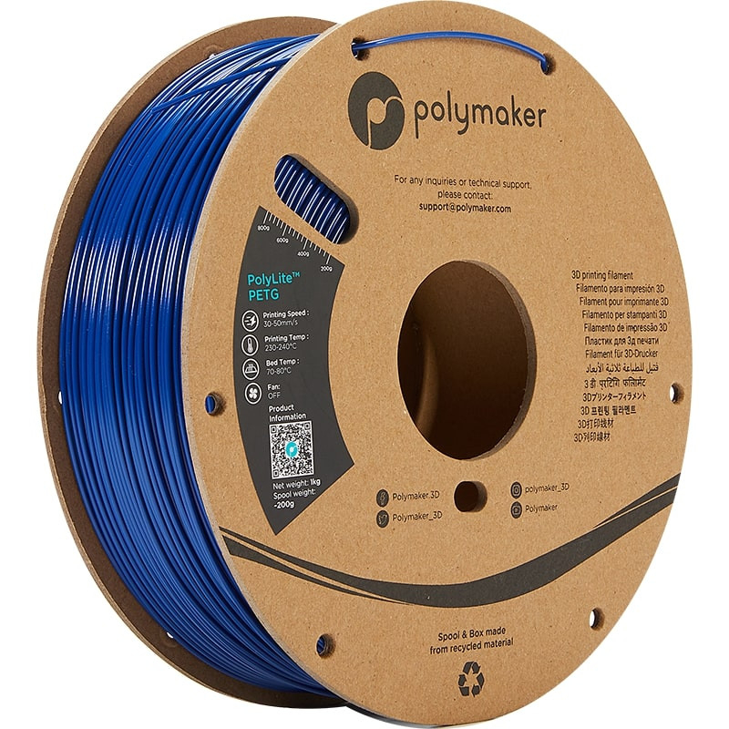 PolyLite PETG Blau - 1.75mm - 1 kg