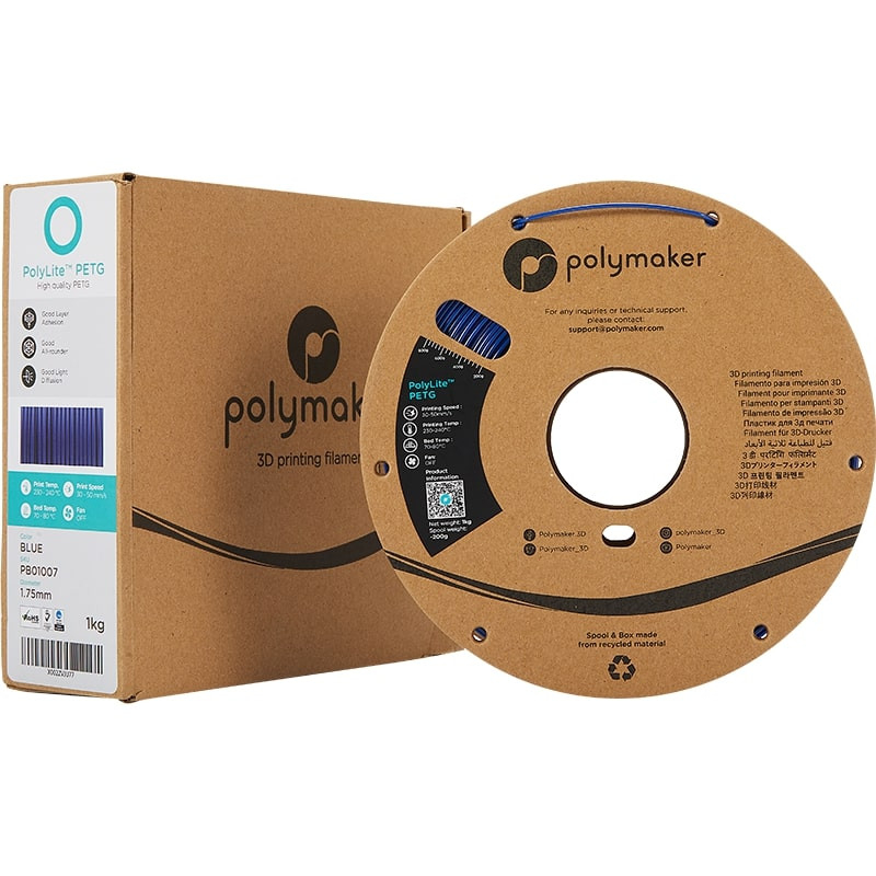 PolyLite-Packung PETG Blau - 1.75mm - 1 kg