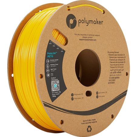 PolyLite PETG Gelb - 1.75mm - 1 kg