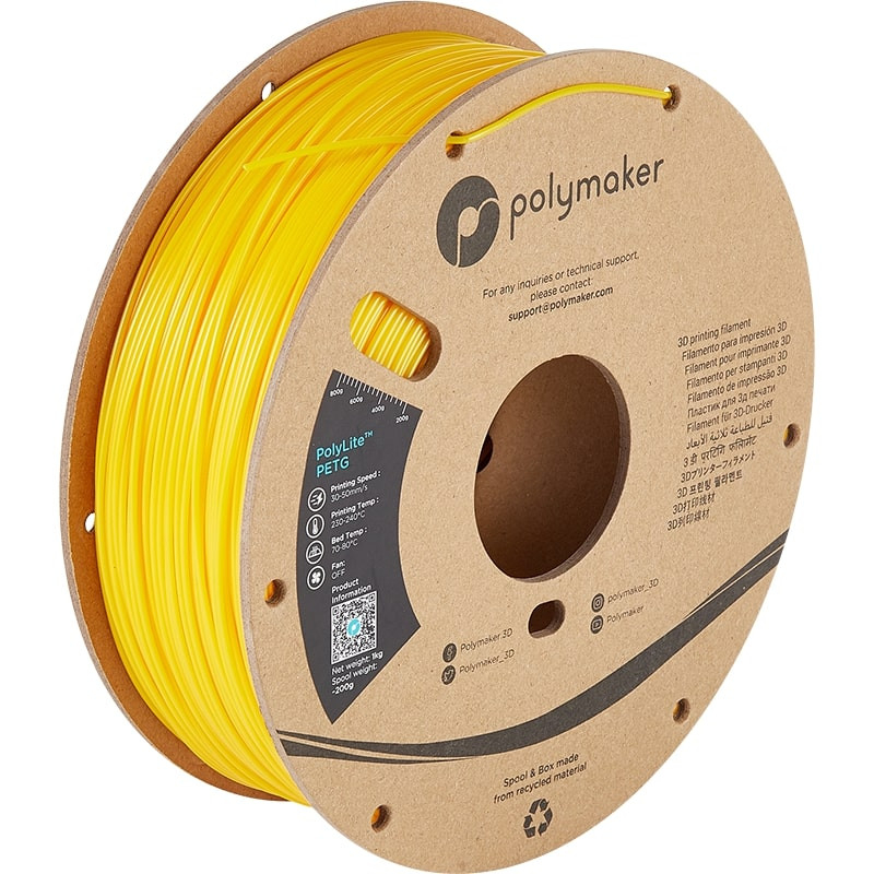 Filament PETG Gelb - 1.75mm - 1 kg