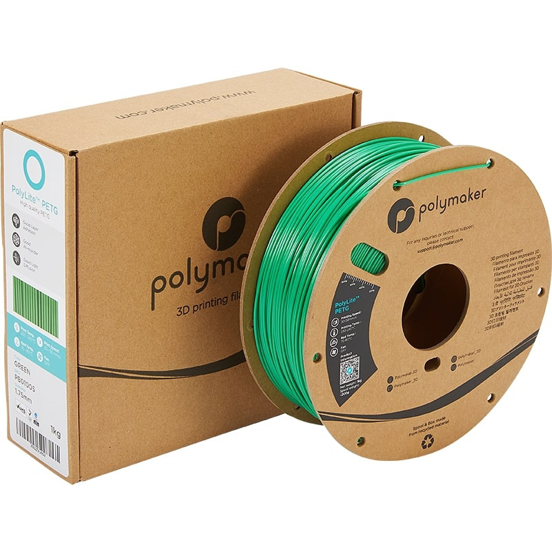 Verpackung PolyLite PETG Grün - 1.75mm - 1 kg