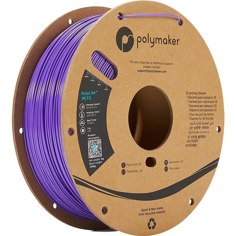 PolyLite PETG Violett - 1.75mm - 1 kg