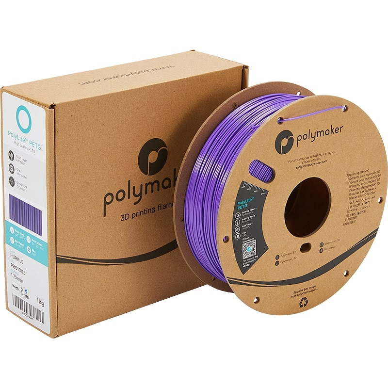 Verpackung PolyLite PETG Violett - 1.75mm - 1 kg