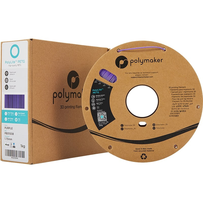 PolyLite-Verpackung PETG Violett - 1.75mm - 1 kg