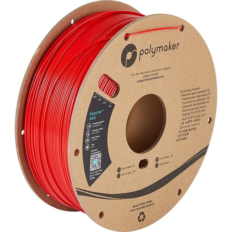 Filament ASA Rot - 1.75mm - 1 kg