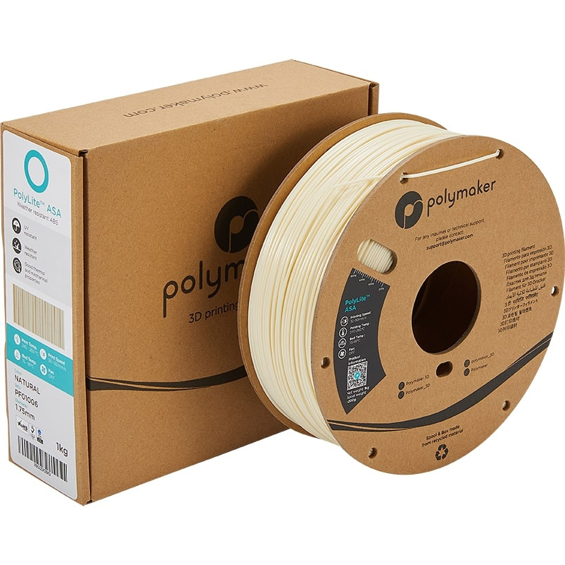 Verpackung PolyLite ASA Natural - 1.75mm - 1 kg