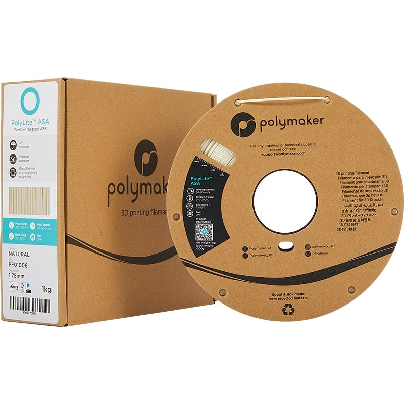 PolyLite Packaging ASA Natural - 1.75mm - 1 kg