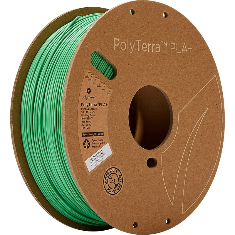 PolyTerra+ PLA Grün - 1.75mm - 1 kg