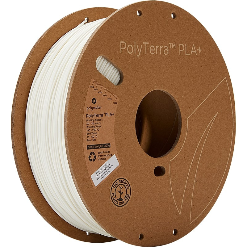 PolyTerra PLA+ Weiß - 1.75mm - 1 kg