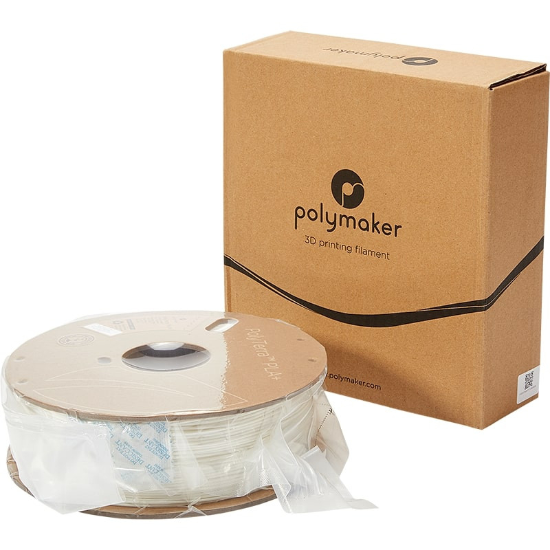 Verpackung PolyTerra+ PLA Weiß - 1.75mm - 1 kg