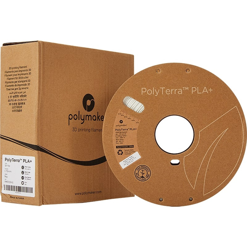 Verpackung PolyTerra+ PLA Weiß - 1.75mm - 1 kg