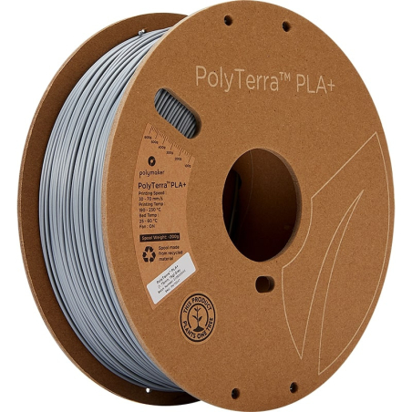 PolyTerra PLA+ Grau - 1.75mm - 1 kg