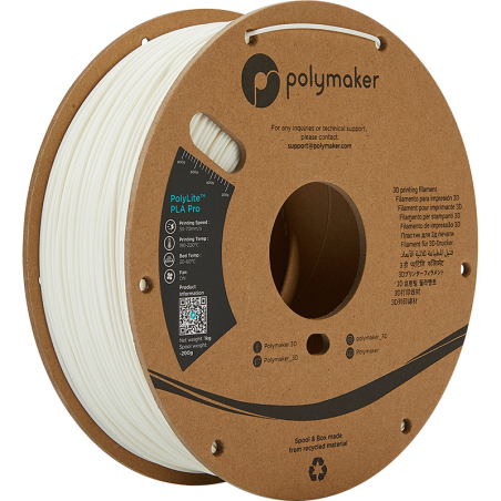 PolyLite PLA Pro Weiß - 1.75mm - 1 kg