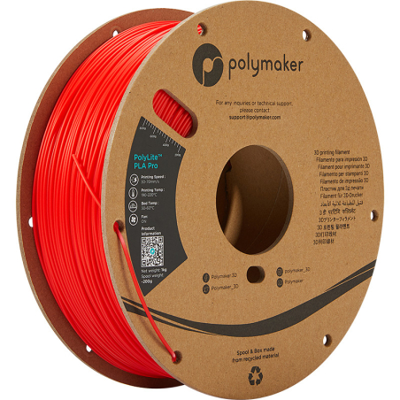 PolyLite PLA Pro Rot - 1.75mm - 1 kg