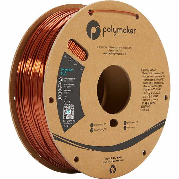 Polylite Silk PLA Bronze - 1.75mm - 1 kg