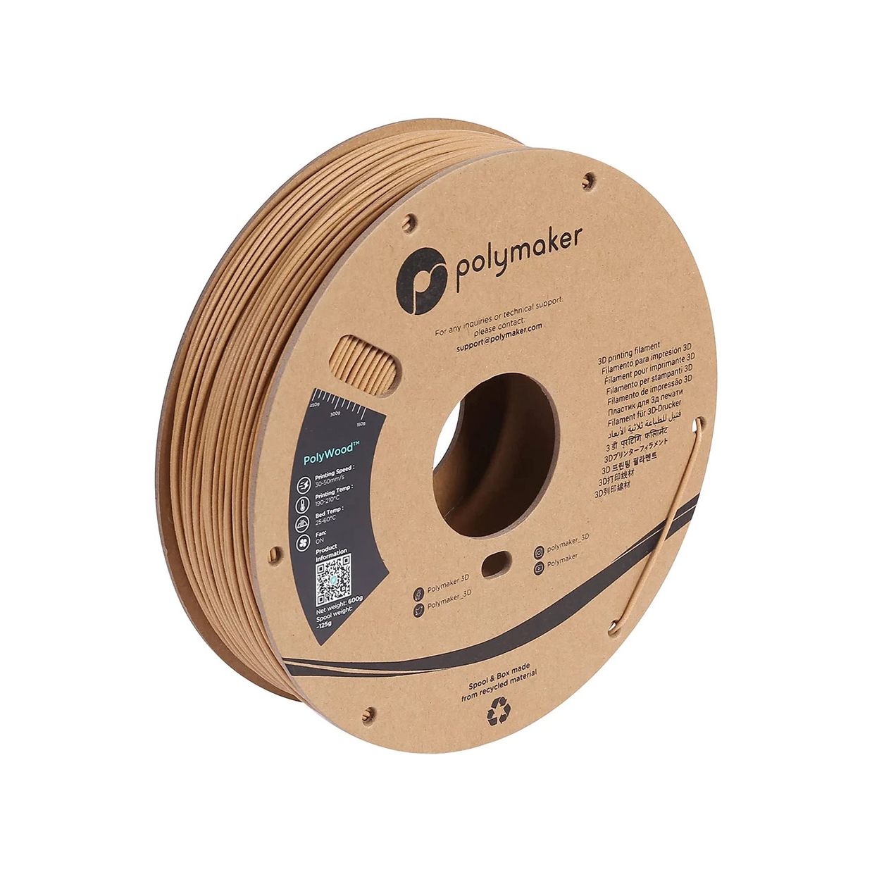 Polywood PLA Holzimitation - 1.75mm - 600 g